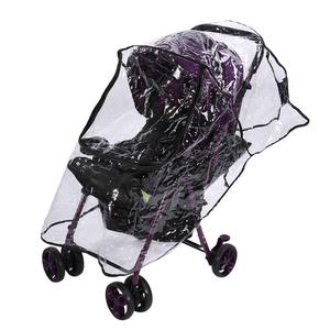 Rain Cover for Stroller, 1PC PVC Universal Baby Stroller Rain Cover Dust Wind Pram Accessory