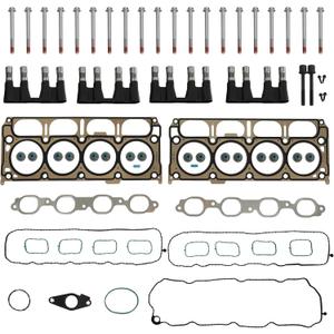 5.3 NON AFM Cylinder Head Gasket Set & Valve Lifter kit Bolt Fit For GMC Yukon XI Sierra 1500 Chevy Tahoe Suburban Silverado 5.3L V8 2014-2020 HS26744PT 12625436 ES73121