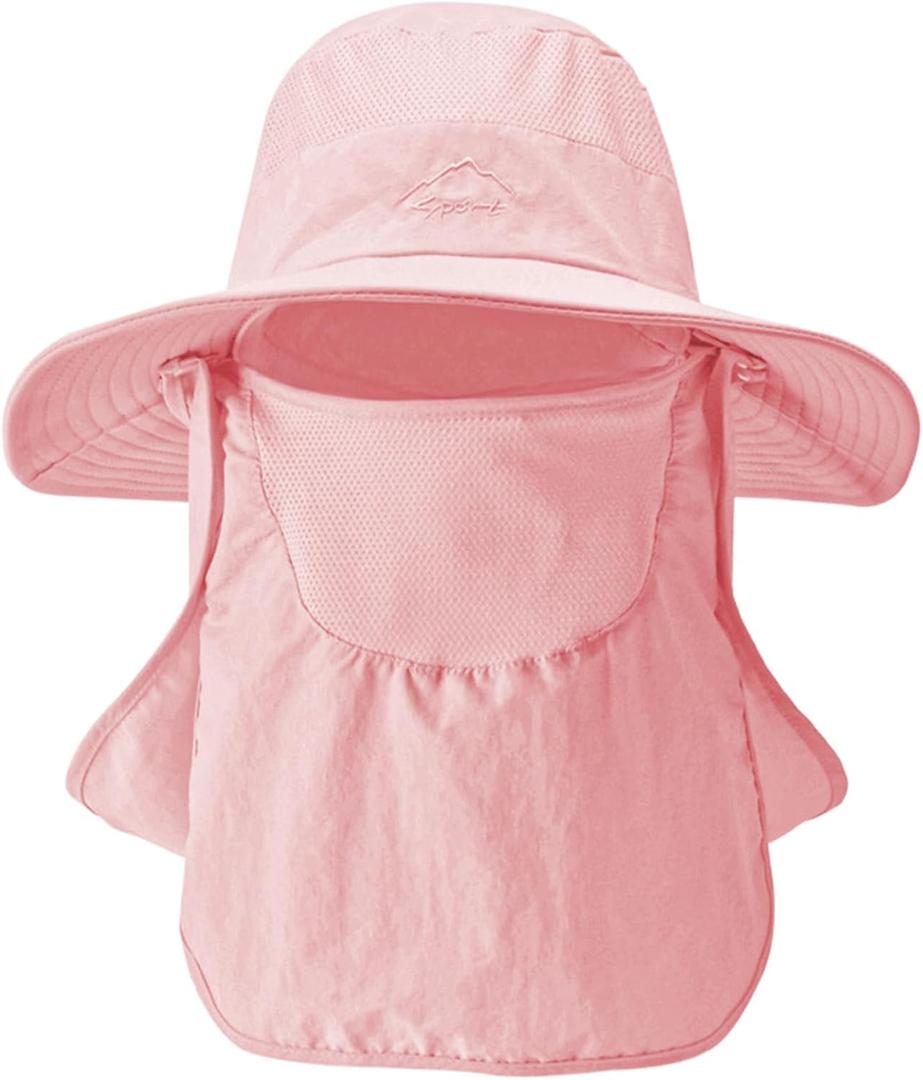 2 x Sun Hats for Men Women Fishing Hat UPF 50+ Breathable Wide Brim Summer UV Protection Hat