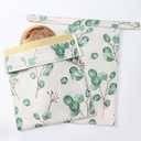 Beeswax Bread Bags for Homemade Bread. Beeswax Bags for Sourdough2 Pack Eucalyptus Leaf Design). 11 * 15IN. ZSHLXM