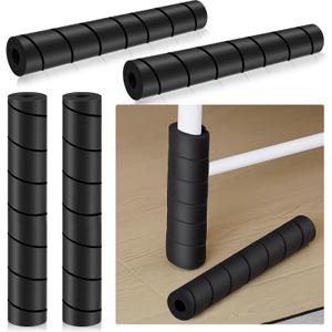 ReliThick 4 Pcs Bed Frame Toe Protectors 11.81" Foam Covers for Bed Frame Legs Protect Toes from Hard Furniture Legs, No Adhesive Needed