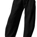 Sujama Barrel Sweatpants Women Leopard Pants 2025 Casual Baggy Cheetah Print Trousers with Pockets, Size: Large