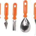 Pumpkin Carving Kit with Storage Bag, Stainless Steel Pumpkin Carving Tools Knife Set for Halloween Decoration, DIY Pumpkin Carving Set Sculpting Tools, Gifts for Halloween