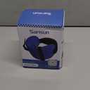 SARISUN Travel Pillows for Airplanes, Airplane Pillow for Long Flight, Airplane Head Strap with Eye Mask for Sleep, Travel Neck Pillow for Car Road Trip, 360° Support Headrest, Stop Bobblehead, Black