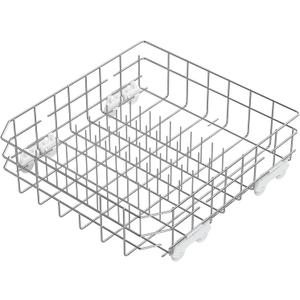 UPGRADED 304 Stainless Steel W10728159 W10525646 Dishwasher Bottom Rack Replacement Compatible with Whirlpool Dishwasher Rack, Kitchenaid Dishwasher Rack, Kenmore Dishwasher Rack with WP3376961 Wheels