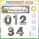 Frienda 13 Pcs Composition Notebook Classroom Decor Voice Levels Push Lights Back to School Classroom Management Tools LED Tap Light Noise Level Chart Poster Sticker Back School Teacher Must Haves, 12.6 x 11 inches