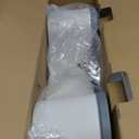 MR.SIGA Toilet Stool Squat Adult, Bathroom Stool Heavy Duty, Anti Slip Toilet Step for Bathroom, Toddler Step Stool for Kids, Off-White & Dark Gray