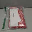 LOVARZI Red Christmas Scarf Women and Men - Xmas Scarfs with Fairisle, Snowflake and Reindeer Design - Warm Long Knitted Winter Scarves for Gents and Ladies - Gift For Him or Her This Christmas (Red)