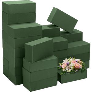 Hahood 36 Packs Floral Foam Blocks Wet & Dry Floral Foam Bricks 5.5x3.1x1.8 Inch Flower Arranging Kit for Fresh and Artificial Flowers Florist Foam Blocks for Wedding Home Decor
