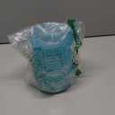 BLOFLO Colored Glass Hydroponic Flower Vase, 7-Inch Blue Glass Vase, Four-Layer Geometric Glass Floral Vase for Home Dcor, Modern Bubble Glass Vase for Home Office Wedding Table (Blue)