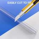 Yecaye 3 Pack Shower Door Seal,Shower Door Sweep,Frameless Glass Seal Strip for Side Door,Stop Leaks and Create a Water Barrier Guard (Side-3/8 x39)