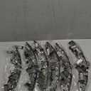 6 Pack Legging Organizer for Closet Hanging, Pants Hangers with 15 Clips Holds 45 Leggings, Shorts, Skirts, Jeans, Hats, Pants Hangers Space Saving Clothes Racks Closet Organizers and Storage, Black