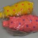 2-Pack Squeaky Pig Dog Toys - Durable Rubber Chew Toys with Oinking & Grunting Sounds for Small, Medium & Large Dogs - Interactive Latex Puppy Toy Set (Pink, Yellow)