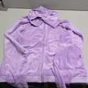 Marvmys Velour Tracksuit Womens 2 Piece Outfits Velvet Sweatsuit Jogging Suit Full Zip Up Hoodie and Sweatpants Set (X-Large, Lilac)