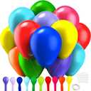 150 pcs Rainbow Latex Balloons, 5 inches Assorted color ballons, Round Helium Bright Color Balloons for Birthday Baby Shower Wedding Party Decorations
