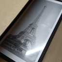 upsimples 11x22 Newspaper Frame, Wall Decor Photo Frames, Black 1 Pack