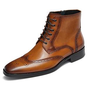 GIFENNSE Mens Dress Boots | Mens Chukka Boots | Formal Chelsea Boots | Mens Leather Boots |Oxford Boots for Men 10.5