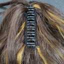 Short Claw Clip Ponytail Extension Drawstring Curly Fake Faux Jaw Balayage Hairpiece Hair Piece Wavy High Pony Tails Synthetic Heat Friendly Fiber for Women Girls Kids (12 Inch, 4/27)