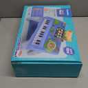 Baby DJ Table for Toddlers 1-3, Baby Musical Piano Toys 6-9-12-18 Months Toddler Activity Learning DJ Mixing Table with Music & Light Educational Toy for 1 Year Old Boy Girl First Birthday Infant Gift