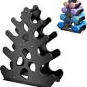 Coral-Inspired Dumbbell Rack Stand (No weights included), A-Frame Design Weight Rack with Handle, Compact & Space-Saving Dumbbell Holder for Home Gym