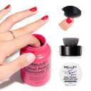 Gellen Nail Polish Remover, Dip Twist Sponge Nail Polish Remover Pot For Fingernail Toenail, Non-Acetone Fragrance Free, 5-9s Quick Removal, Lavender Scent No drying Formula Shea Butter & Vitamin E