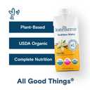 KATE FARMS Organic Nutrition Shake, Vanilla, 16g Protein, 27 Vitamins and Minerals, Meal Replacement Shake, 11 oz (12 Pack) (EXP 03/29/27)