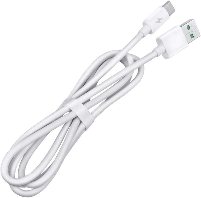 White Fast Charging USB C Cable 5A Phone Charger Data Type C Cable