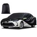 Car Cover Custom Fit for Toyota Corolla 2000-2025, Honda Civic 1991-2025, Waterproof All Weather Full Exterior Cover Rain Sun Hail Protector Car Cover with Door Zipper