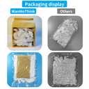 100PCS Disposable Shower Caps - Large Thick Clear Plastic Shower Cap for Women Reusable Waterproof and Men, Hair Cap for Deep Conditioning, Hotel Travel Essentials (22 inch)