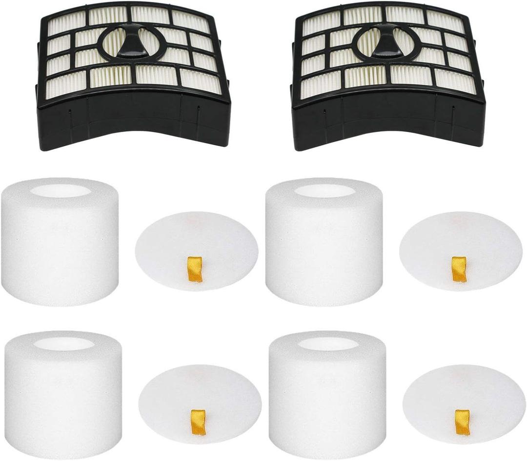 NV752, AZ1002 Filters for Shark Rotator APEX DuoClean Powered Lift-Away Vacuum AZ1002, NV650, NV651, NV652, NV750, NV751, NV752, NV753, AX950, AX951, Replacement Part XFF650 & XHF650