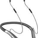 Rechargeable Bluetooth Hearing Amplifier - Wireless Hands-Free Neckband w/Noise Reduction, Neck Sound Amplifying Device Helps Aid Comfortable Hearing for Listening, Watching TV for Seniors & Adults