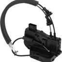 X AUTOHAUX Replacement Front Right Passenger Side Power Door Lock Actuator Motor with Cable for Hyundai Azera 2011-2016 Door Latch Actuator Assembly Replace No.813203V010 Black