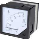 Uxcell AC 0-50A Analog Panel Ammeter Gauge Ampere Current Meter 6L2 1.5 Error Margin