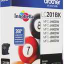 Brother Genuine Standard Yield Black Ink Cartridge, LC201BK, Replacement Black Ink, Page Yield Up to 260 Pages, Amazon Dash Replenishment Cartridge, LC201BK
