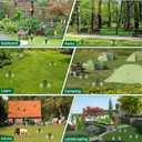 Mole Repellent Solar Powered, 8 Pack Snake & Skunk Repellent for Yard, IP 65 Waterproof Ultrasonic Deterrent Stakes, Get Rid for Rabbit, Gopher, Vole, Chipmunk, Deer, Groundhog for Lawns Garden