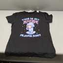 Cute PJ Anime PJs Anime Merch Girls This is My Anime Pajama T-Shirt (Black, M)