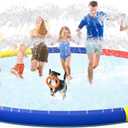 13 FT Large Splash Pad for Kids Ages 4-8, Non-Slip Baby Splash Pads for Toddlers, Oversized Kids Sprinklers for Yard, Heavy Duty Kid Pools Water Toys for Outdoor Family, Friends Summer Fun