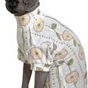 Limited Edition Sphynx Cat T-Shirts Elastic Hairless Cat Sweatshirt Pet Kitten Clothes Round Collar Kitten Shirts Vest Cats & Small Dogs Apparel (Dandelion, XL (10-12 lbs))