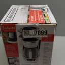 BLACK+DECKER CM1160W-1 CM1160W 12-Cup Programmable Coffeemaker, White/Stainless Steel