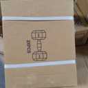 OLIXIS Hex Dumbbells Rubber Coated Hand Weight Set, 60LBS Sets