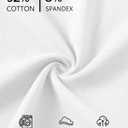 Boys Long Sleeve Shirts Cotton Crewneck T-Shirts for Boy Kids Basic Tee Sweatshirt 7-14 Years (White)