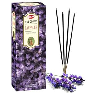 HEM Lavender Incense Sticks – Pack of 120 | Hand-Rolled in India | Soothing Floral Aroma for Relaxation, Stress Relief, Meditation, Yoga, Prayer & Home Fragrance