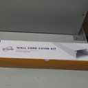 126in Cord Hider Kit (8 x L15.7in), ZhiYo Wire Hiders for TV on Wall, Paintable Cable Management Kit, Wire Cover for Wall Mount TV, Grey Cable Raceway, Cord Cover Wall Wire Management, W1.18in H0.67in