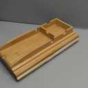 Couch Cup Holder | Couch Caddy with Detachable Couch Cup Holder Tray | Anti-Slip Foldable Sofa Table Tray - Cup Holder Tray for Drinks Cup Cellphone Remote Snacks