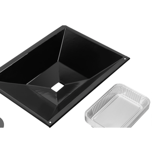 SafBbcue Genesis II E310 Grease Tray with 10PCS 6415 Catch Pan Aluminum Liner, 66036 Drip Pan for Weber Genesis II 300 Series Gas Grills, Genesis II E340 E320 E330 E335 S310 S320 S330 S335,18"x13-2/8"