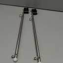 2 PCS Stainless Steel Rail Mount Boat Pulpit Staff, boat yacht marine flag pole(7/8" - 1")