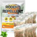 Rodent Repellent, Mouse Repellent Pouches, Mice Repellent Indoor, Mouse Deterrent Outdoor, Rat Repellent, Extra-Strength Rodent-Repelling Pouch, Peppermint to Keep Mice Away from Garage-10P (1.5 Ounce (Pack of 10))