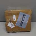 Brizled Christmas Snowflake Tree Topper, 9.25in Lighted Christmas Treetop with 20 Warm White Lights, 120V UL Certified Plug in Christmas Tree Top Star for Xmas Tree Indoor Party Home Office Decoration (Silver Glittered Snowflake)