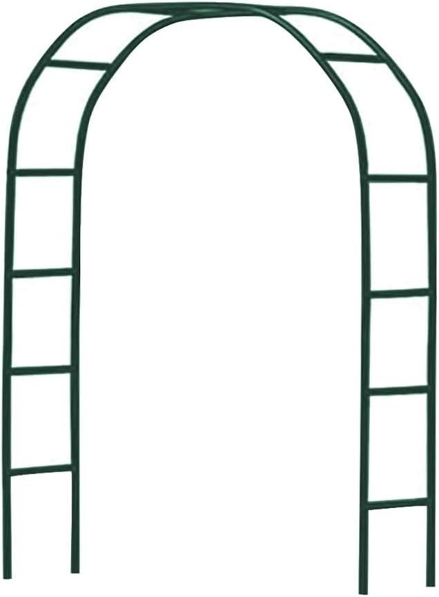 Newsmarts 7.9Ft Metal Garden Arch Army Green Garden Arbor for Climbing Plant Outdoor Wedding Party (1 PCS)