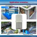 DN32/1.2" inch Suction Strainers Stainless Steel Filter Cover Connected to DN32/1.2" PVC Water Pipe Used to Remove Debris and Reduce Solid EntryKoi Pond Filtration System.